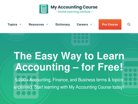 'myaccountingcourse.com' screenshot