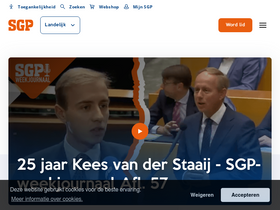 'sgp.nl' screenshot