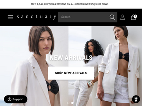 'sanctuaryclothing.com' screenshot