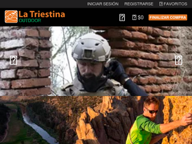 'triestina.com.ar' screenshot