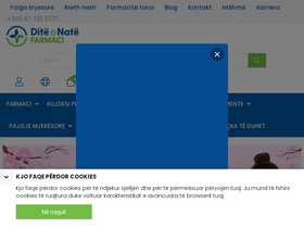 'ditenate.al' screenshot