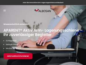 albosan.ch homepage screenshot