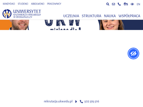 'ukw.edu.pl' screenshot