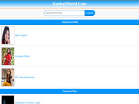 'koshalworld.com' screenshot