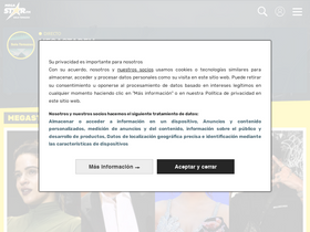 'megastar.fm' screenshot