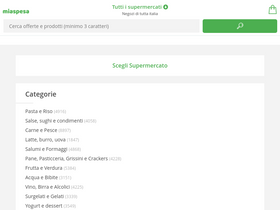 'miaspesa.it' screenshot