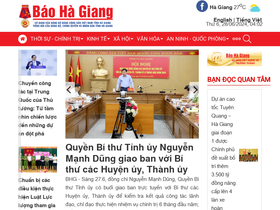 'baohagiang.vn' screenshot
