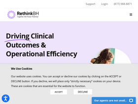 'rethinkbehavioralhealth.com' screenshot