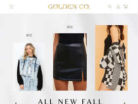 goldencoboutique.com homepage screenshot