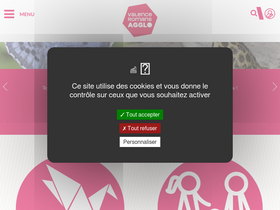 'valenceromansagglo.fr' screenshot