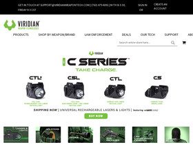 'viridianweapontech.com' screenshot