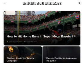 'gamerjournalist.com' screenshot