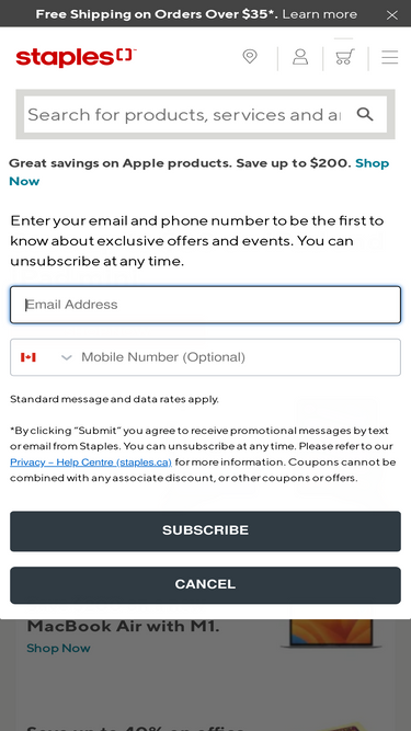 Staples Canada automates email promotions