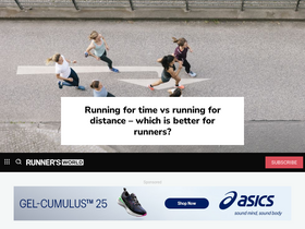 'runnersworldonline.com.au' screenshot