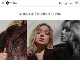 'vestua.cl' screenshot