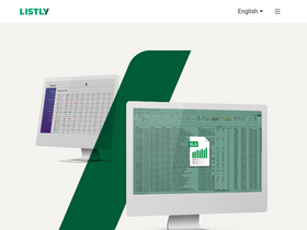 'listly.io' screenshot