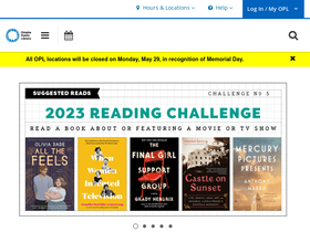 'omahalibrary.org' screenshot