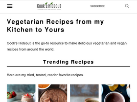'cookshideout.com' screenshot