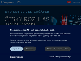 'rozhlas.cz' screenshot