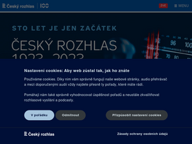 'plus.rozhlas.cz' screenshot