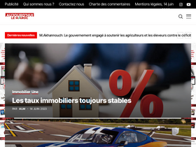 'aujourdhui.ma' screenshot