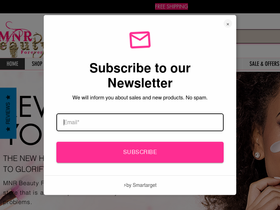 mnrbeautyforever homepage screenshot