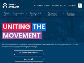 'sportengland.org' screenshot