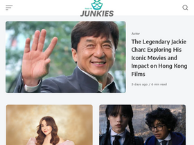 'thetvjunkies.com' screenshot
