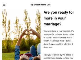 'mysweethomelife.com' screenshot