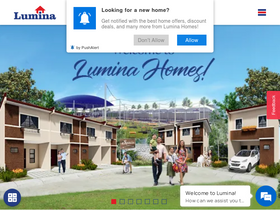 'lumina.com.ph' screenshot