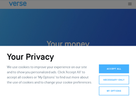 'verse.me' screenshot