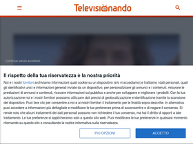 'televisionando.it' screenshot