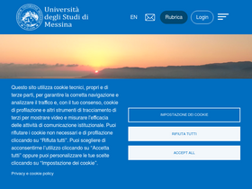'unime.it' screenshot