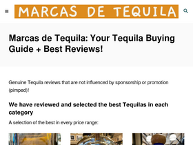 'marcasdetequila.com' screenshot