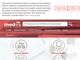 'medes.com' screenshot
