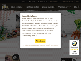 'the-goodstuff.com' screenshot