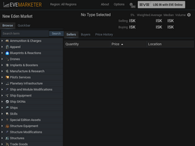 'evemarketer.com' screenshot