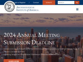 'archaeological.org' screenshot