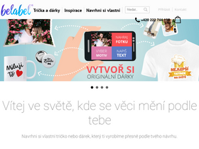 'belabel.cz' screenshot
