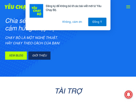 'yeuchaybo.com' screenshot