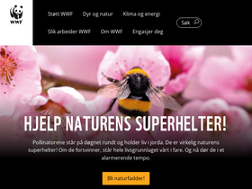 'wwf.no' screenshot