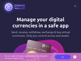 'ownrwallet.com' screenshot