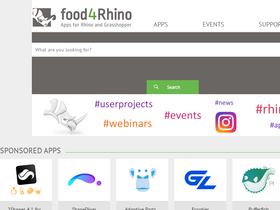 'food4rhino.com' screenshot