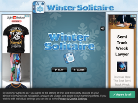 'wintersolitaire.com' screenshot