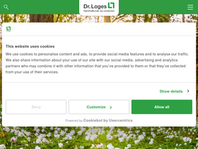 'loges.de' screenshot