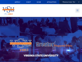'vsu.edu' screenshot