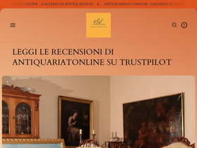 Antiquariatonline homepage screenshot