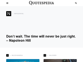 'quotespedia.org' screenshot