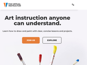 'thevirtualinstructor.com' screenshot