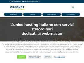'ergonet.it' screenshot
